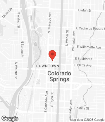 Map of Sushi Row - 316 N Tejon St, Colorado Springs, CO, 80903, US